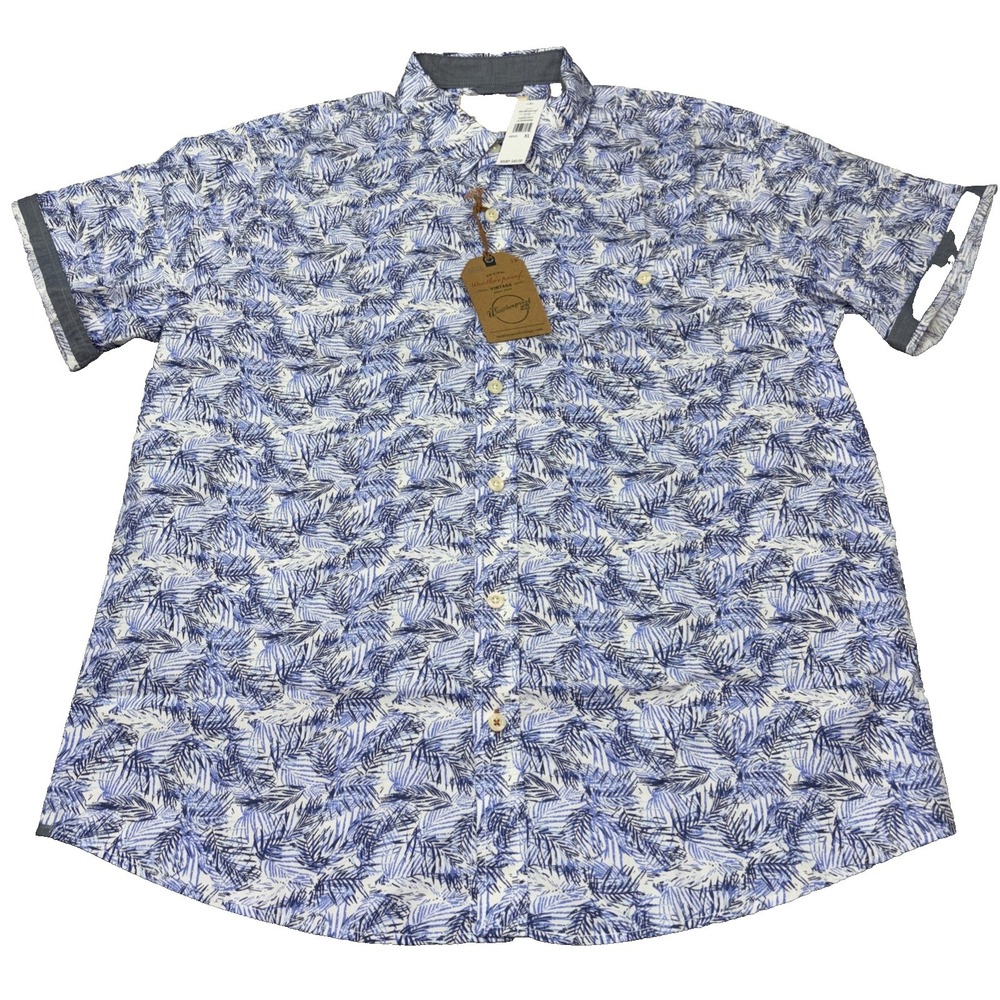 Weatherproof Vintage Short Sleeve Cotton ultramarine blue XL NWT